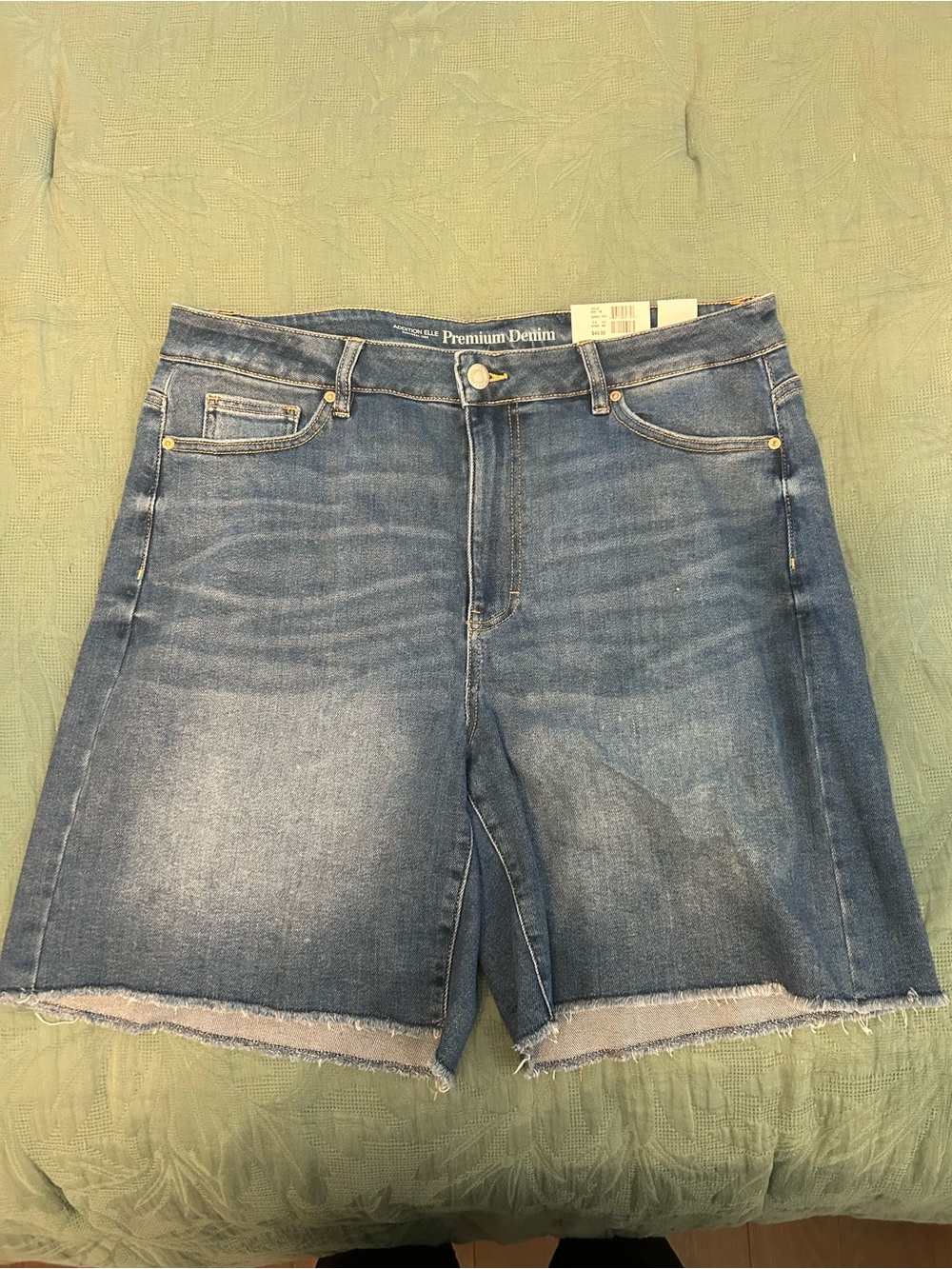 Addition Elle Blue Denim Jean Shorts